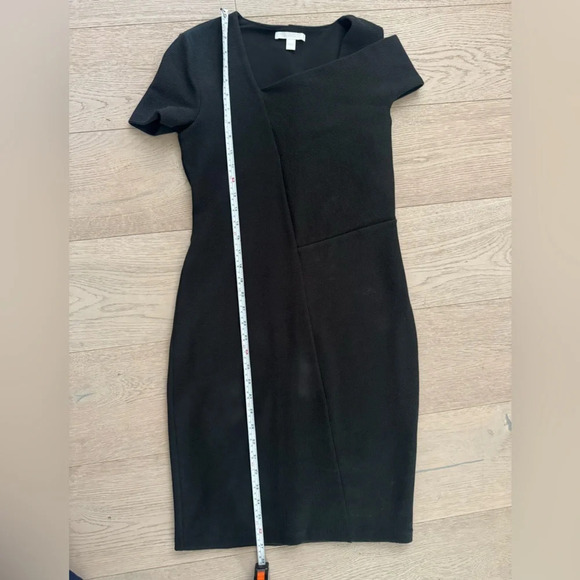 Hugo Boss Eveska Cold Shoulder Sheath Dress black size small - Picture 9 of 13